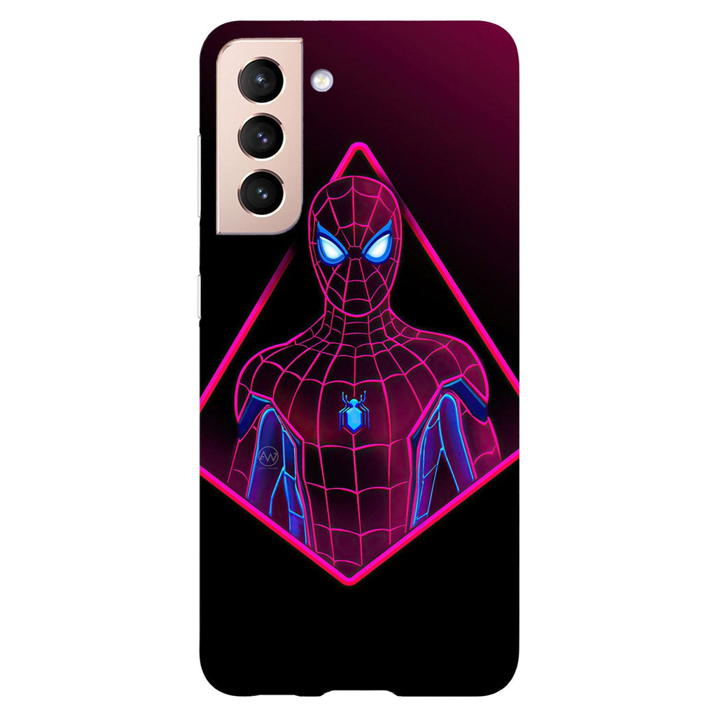 Husa Samsung Galaxy S21 FE model Neon Spiderman, Silicon, TPU, Viceversa