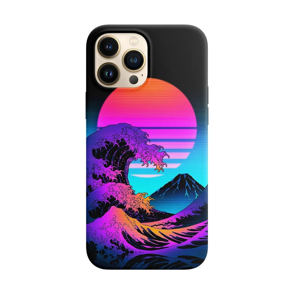 Husa compatibila cu Apple iPhone 14 Plus model Neon Wave, Silicon, TPU, Viceversa - Viceversa