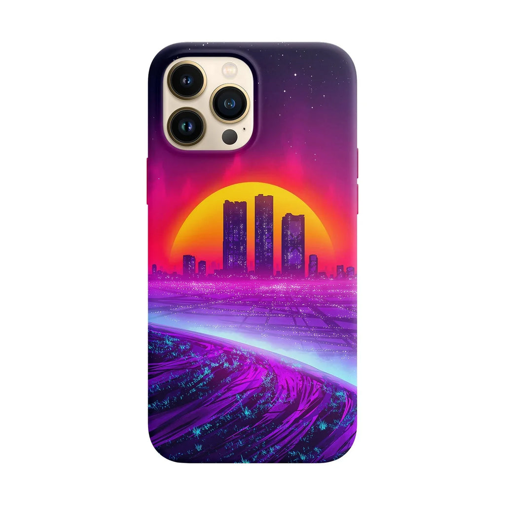 Husa compatibila cu Apple iPhone 11 Pro model Neon city,Silicon, Tpu, Viceversa - Viceversa