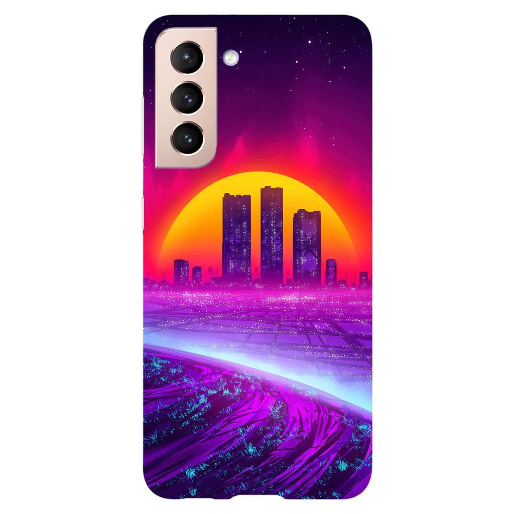 Husa compatibila cu Samsung Galaxy S20 Ultra model Neon city, Silicon, TPU, Viceversa - Viceversa