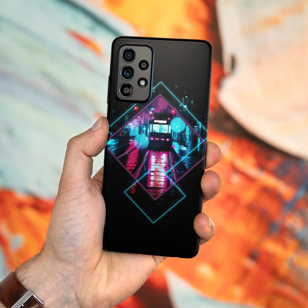 Husa Samsung Galaxy Galaxy A72 model Neon rail, Silicon, TPU, Viceversa