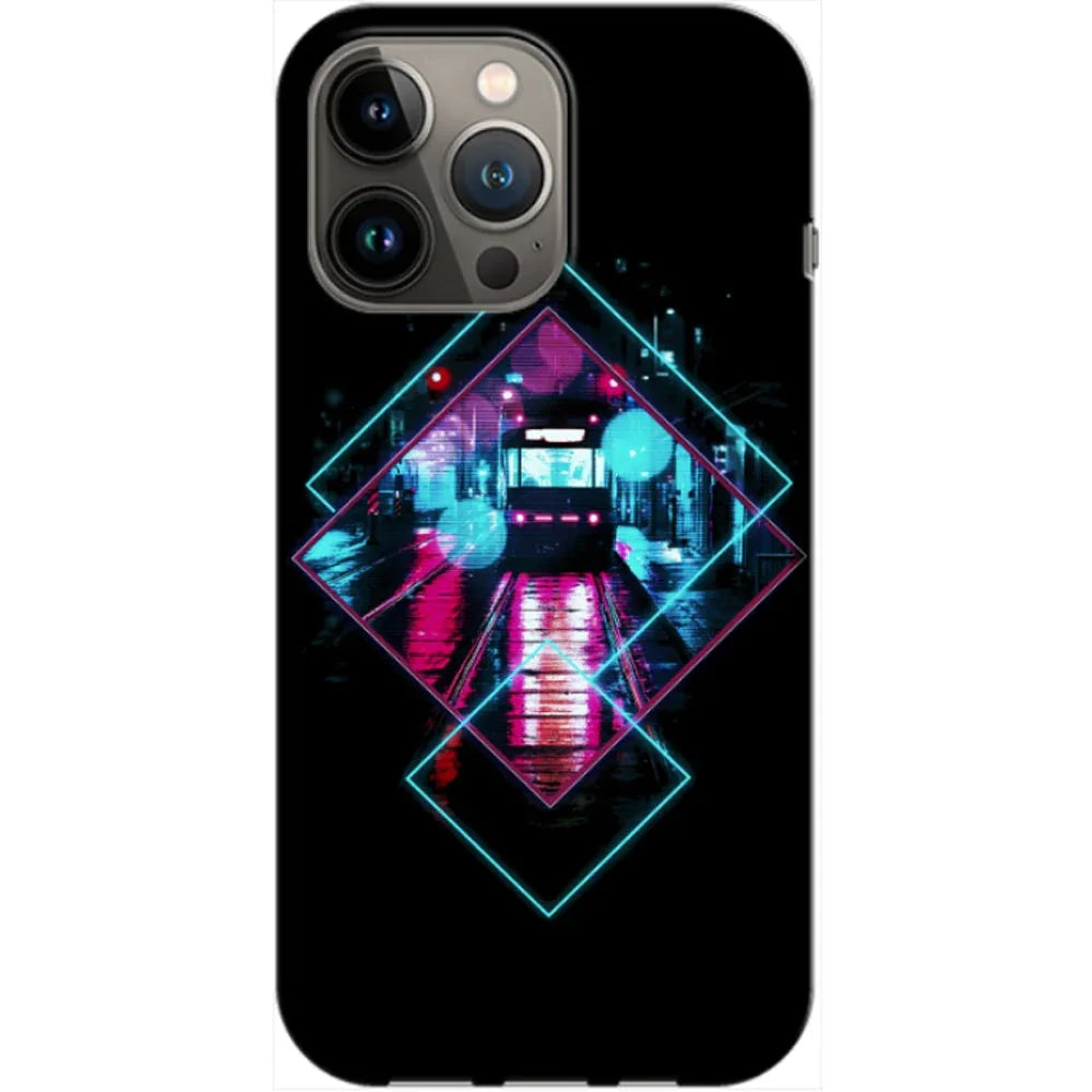 Husa Apple iPhone 12 / iPhone 12 Pro model Neon rail, Silicon, TPU, Viceversa - Viceversa