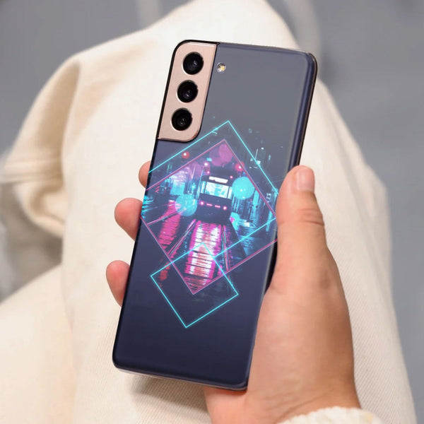 Husa Samsung Galaxy S21 FE model Neon rail, Silicon, TPU, Viceversa