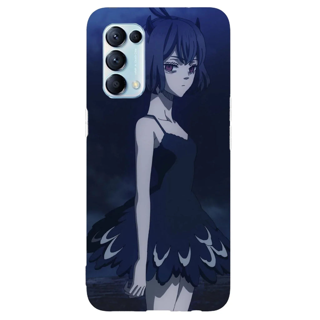 Husa compatibila cu Oppo A74 4G model Nero Black Clover, Silicon, TPU, Viceversa - Viceversa