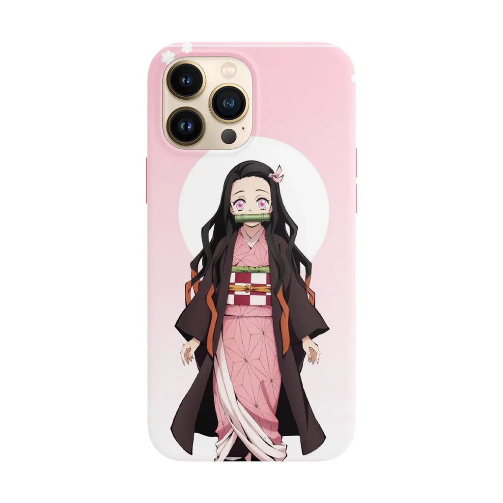 Husa compatibila cu Apple iPhone 13 model Nezuko Kamado Demon slayer, Silicon, TPU, Viceversa - Viceversa