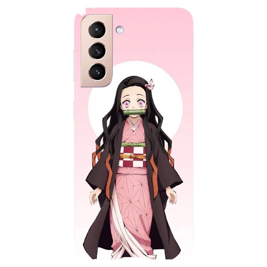 Husa compatibila cu Samsung Galaxy S22 model Nezuko kamado, Silicon, TPU, Viceversa - Viceversa