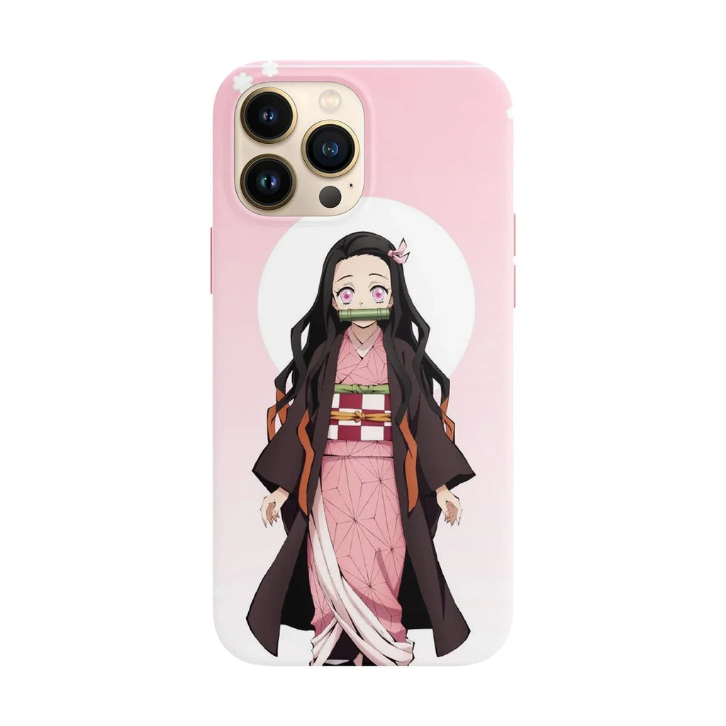 Husa compatibila cu Apple iPhone 14 Pro Max model Nezuko Kamado Demon slayer, Silicon, TPU, Viceversa - Viceversa