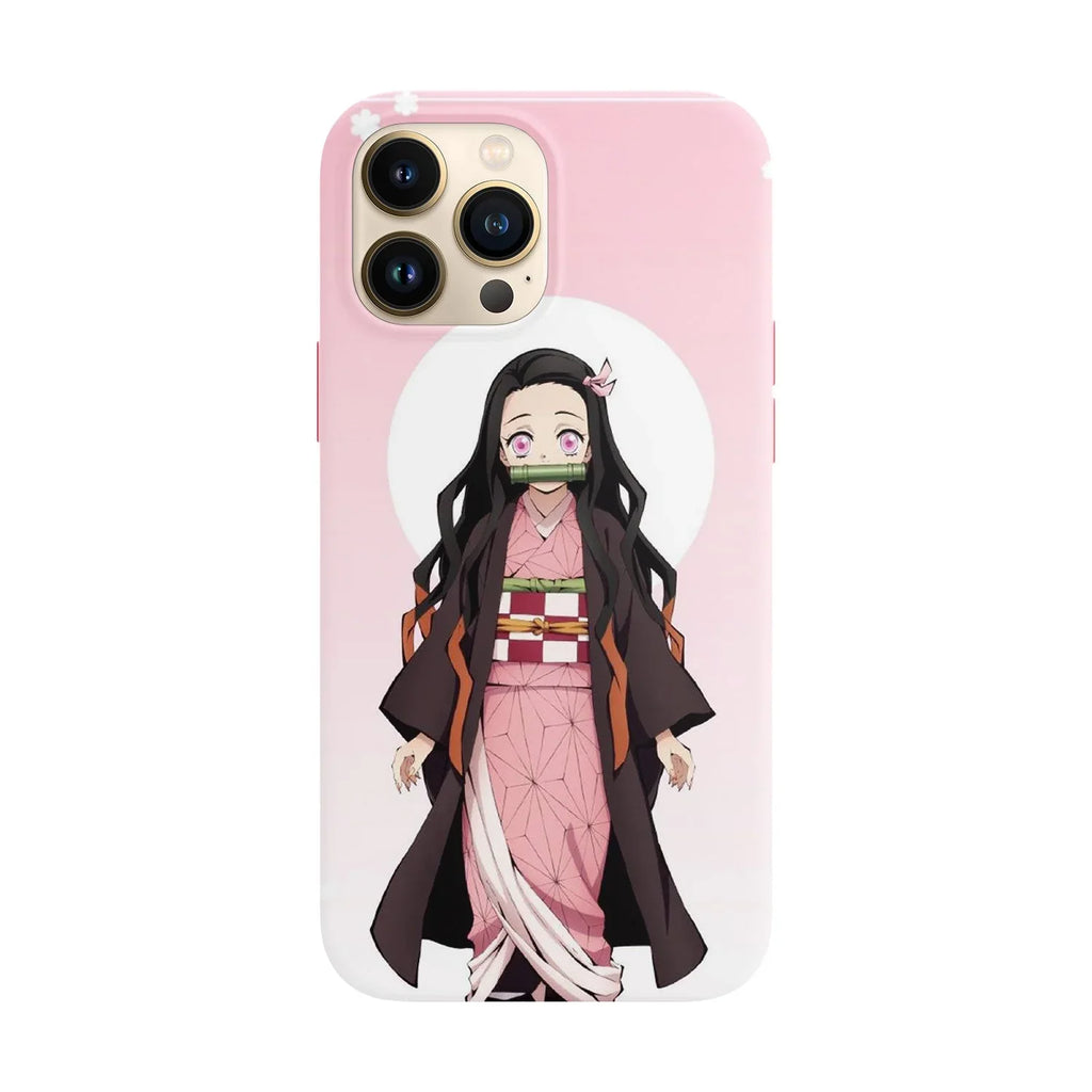 Husa compatibila cu Apple iPhone 11 Pro model Nezuko Kamado Demon slayer, Silicon, TPU, Viceversa - Viceversa