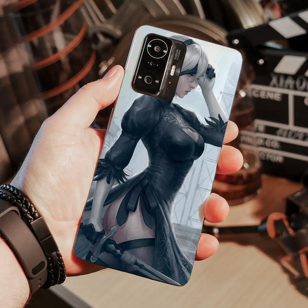 Husa compatibila cu Xiaomi Mi 11 Lite model Nier Automata, Silicon, TPU, Viceversa