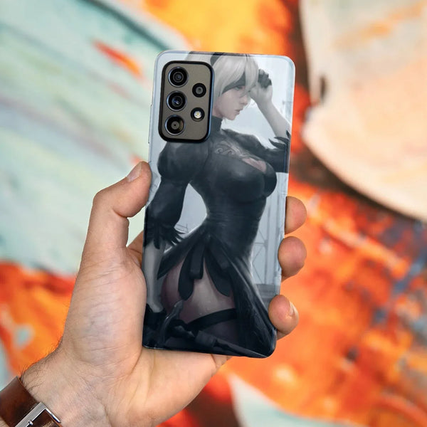 Husa compatibila cu Samsung Galaxy A22 5G model Nier Automata, Silicon, TPU, Viceversa - Viceversa