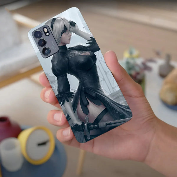 Husa compatibila cu Oppo Find X3 model Nier Automata, Silicon, TPU, Viceversa - Viceversa