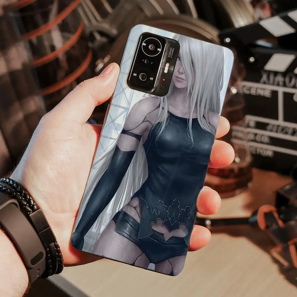 Husa compatibila cu Xiaomi Mi 11i model Nier Automata A2, Silicon, TPU, Viceversa - Viceversa