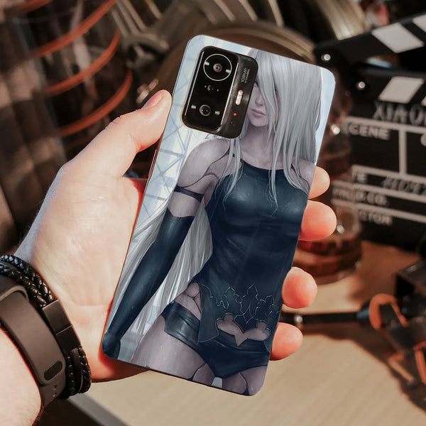 Husa compatibila cu Xiaomi Mi 11 Lite model Nier Automata A2, Silicon, TPU, Viceversa