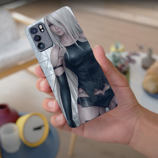 Husa compatibila cu Oppo Reno 5 4G model Nier Automata A2, Silicon, TPU, Viceversa