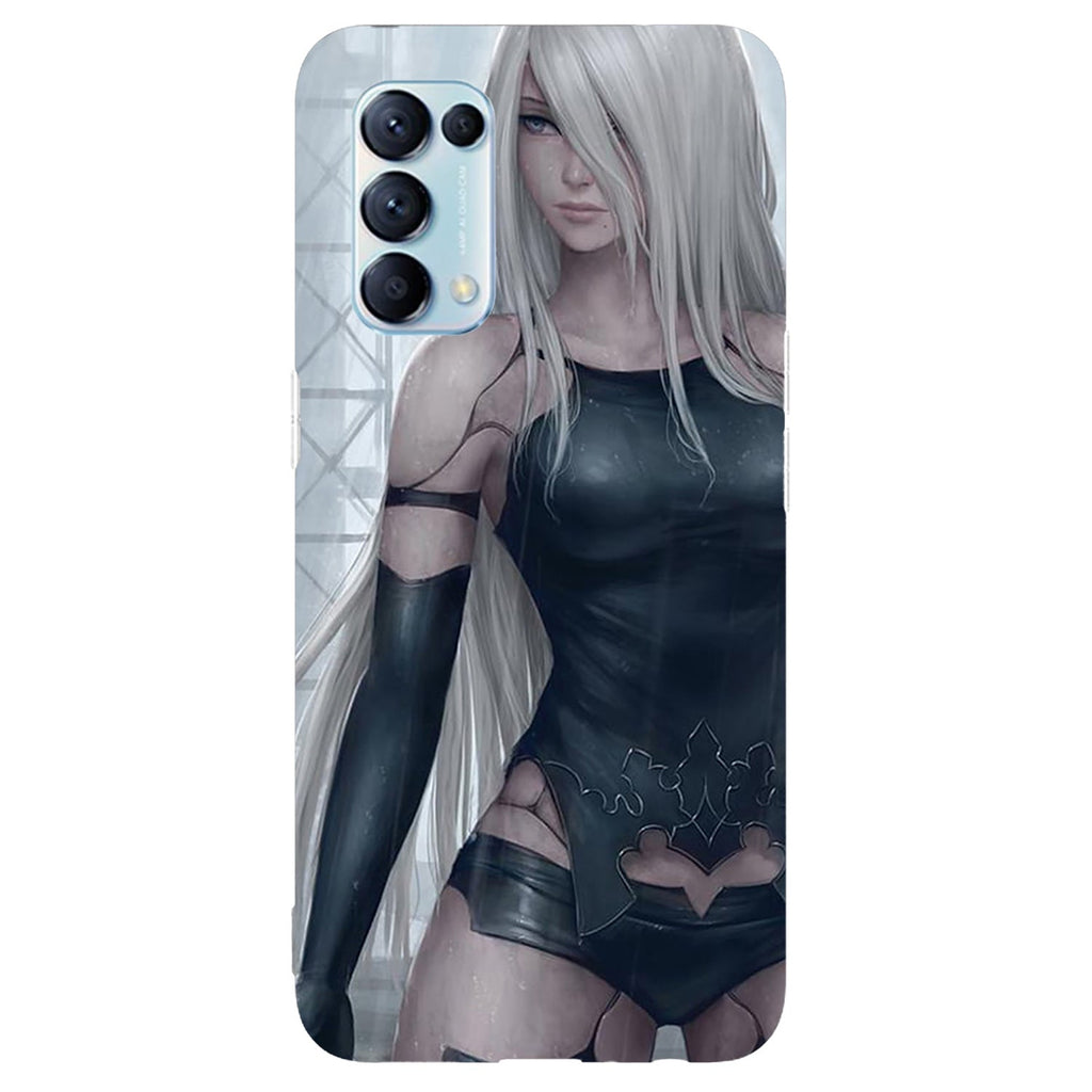 Husa compatibila cu Oppo Reno 5 4G model Nier Automata A2, Silicon, TPU, Viceversa