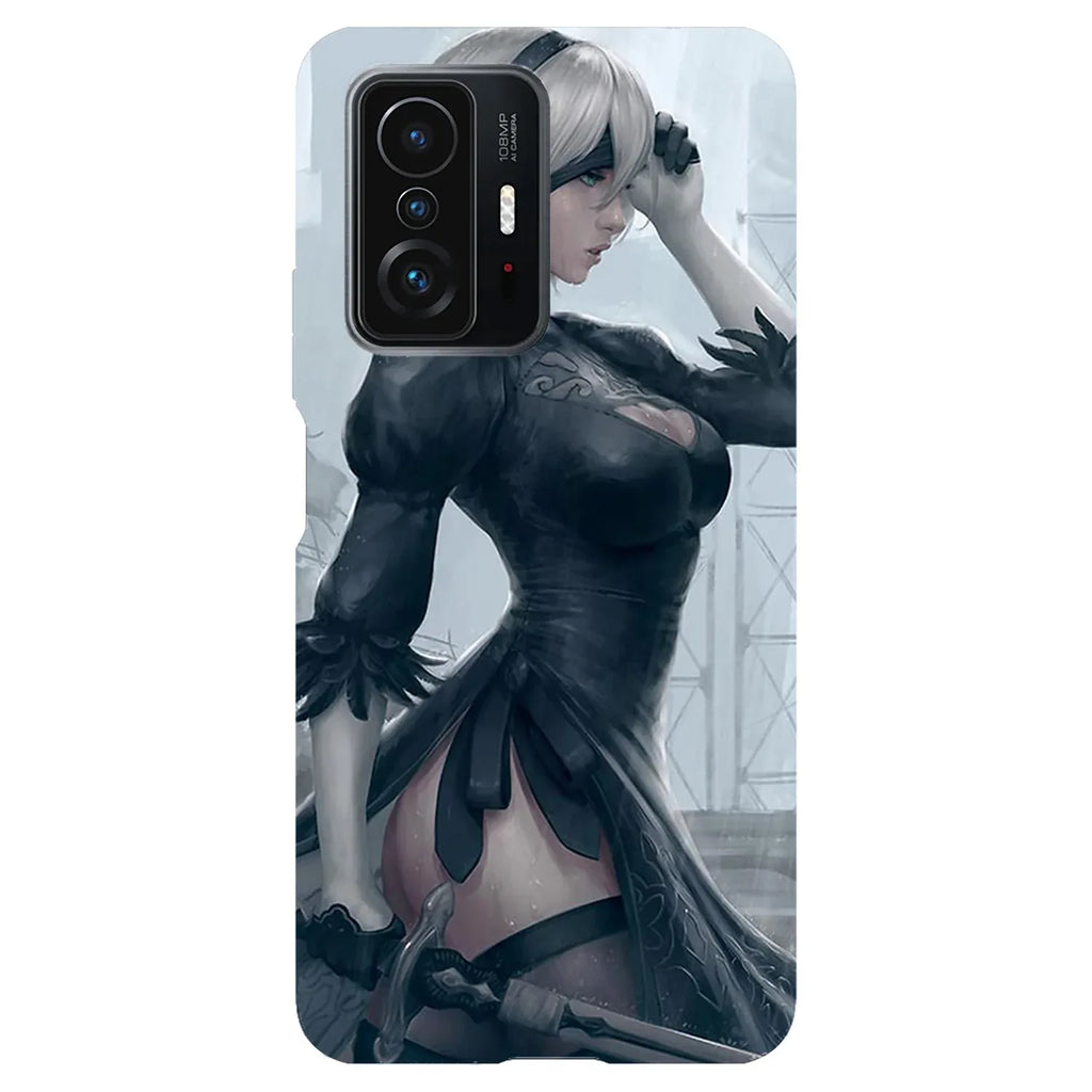 Husa compatibila cu Xiaomi Mi 11T Pro model Nier Automata, Silicon, TPU, Viceversa - Viceversa