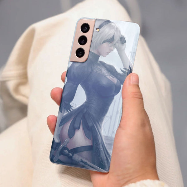 Husa Samsung Galaxy S21 FE model Nier Automata, Silicon, TPU, Viceversa