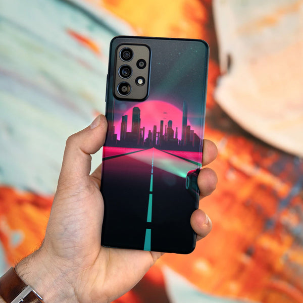 Husa Samsung Galaxy A52 model Night City, Silicon, TPU, Viceversa