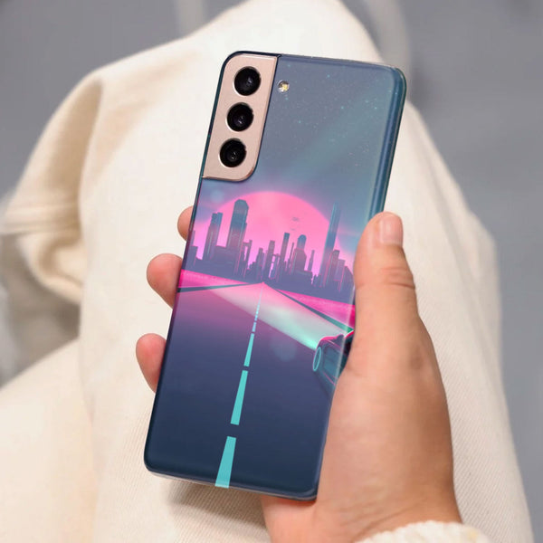 Husa Samsung Galaxy S21 FE model Night City, Silicon, TPU, Viceversa