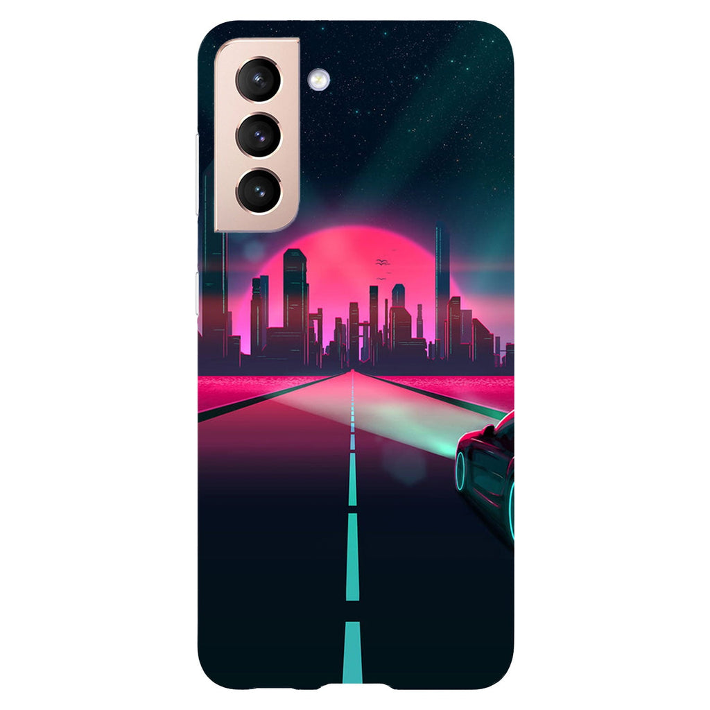 Husa Samsung Galaxy S21 FE model Night City, Silicon, TPU, Viceversa