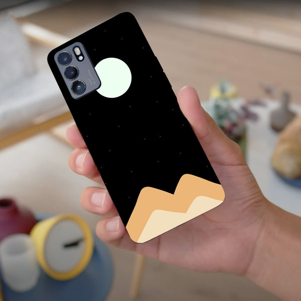 Husa compatibila cu Oppo Reno 5 4G model Night dunes, Silicon, TPU, Viceversa