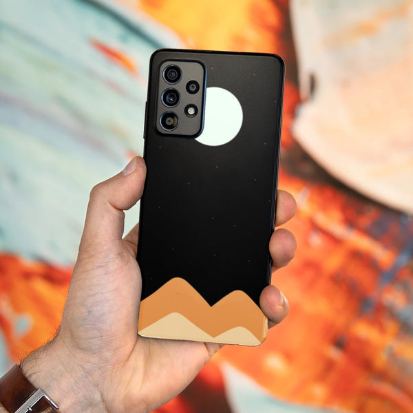 Husa compatibila cu Samsung Galaxy A73 5G model Night dunes, Silicon, TPU, Viceversa