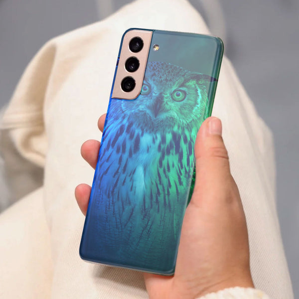 Husa compatibila cu Samsung Galaxy S21 FE model Night hunter, Silicon, TPU, Viceversa