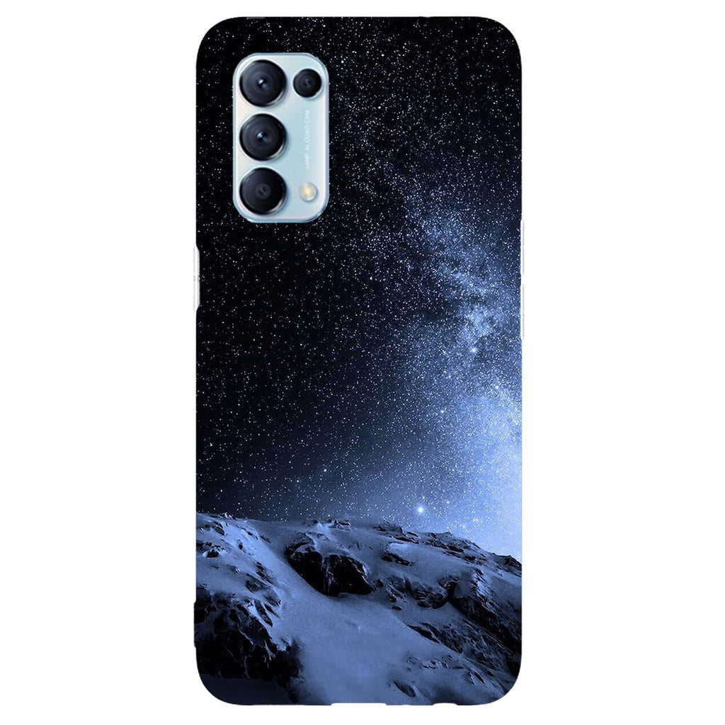 Husa compatibila cu Oppo Reno 5 4G model Night lights, Silicon, TPU, Viceversa