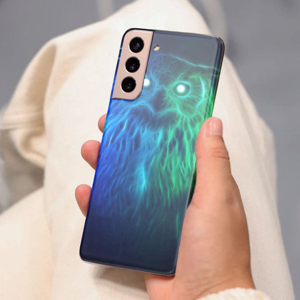 Husa compatibila cu Samsung Galaxy S21 FE model Night stalker, Silicon, TPU, Viceversa