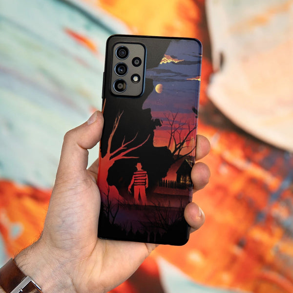 Husa compatibila cu Samsung Galaxy A73 5G model Nightmare on the Street, Silicon, TPU, Viceversa