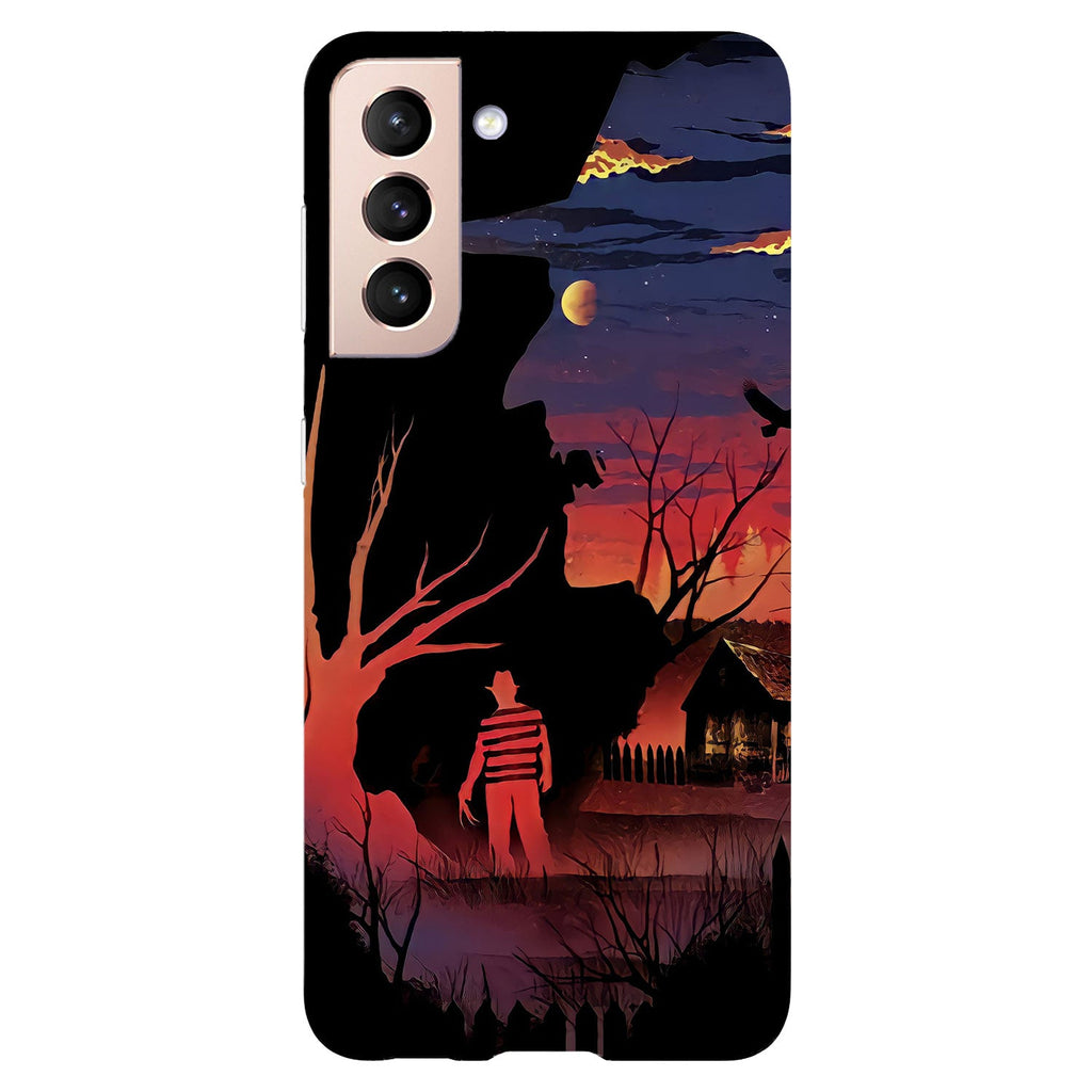 Husa Samsung Galaxy S21 FE model Nightmare on the Street, Silicon, TPU, Viceversa