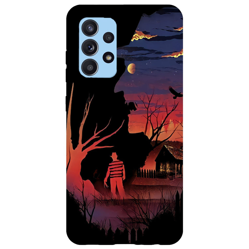 Husa compatibila cu Samsung Galaxy A73 5G model Nightmare on the Street, Silicon, TPU, Viceversa