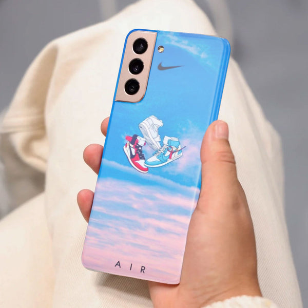 Husa compatibila cu Samsung Galaxy S21 FE model Nike air, Silicon, TPU, Viceversa