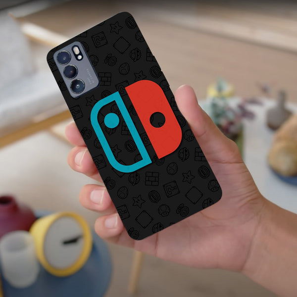 Husa compatibila cu Oppo Reno 5 4G model Nintendo Switch, Silicon, TPU, Viceversa