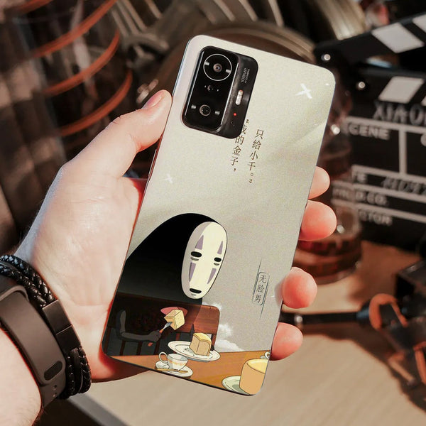 Husa compatibila cu Xiaomi Mi 9T model No Face Spirited Away, Silicon, TPU, Viceversa