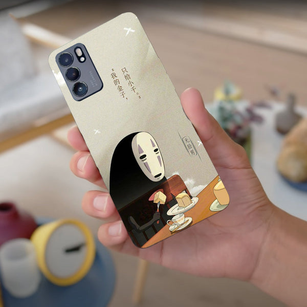 Husa compatibila cu Oppo Reno 5 4G model No Face Spirited Away, Silicon, TPU, Viceversa