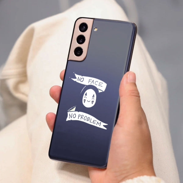 Husa compatibila cu Samsung Galaxy S21 FE model No face no problem, Silicon, TPU, Viceversa