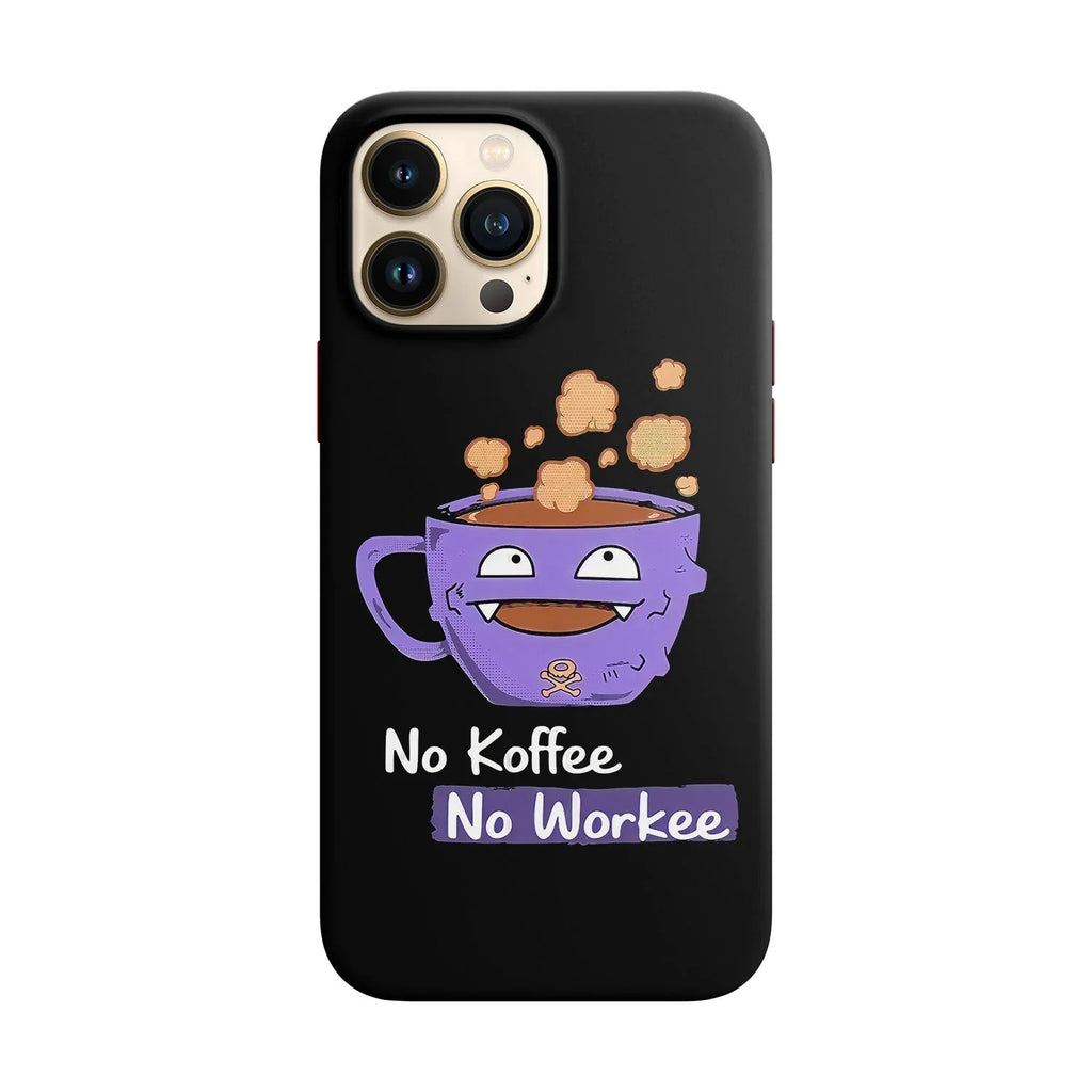 Husa compatibila cu Apple iPhone 12 Mini model No koffe no workee Koffing Pokemon,Silicon, Tpu, Viceversa - Viceversa