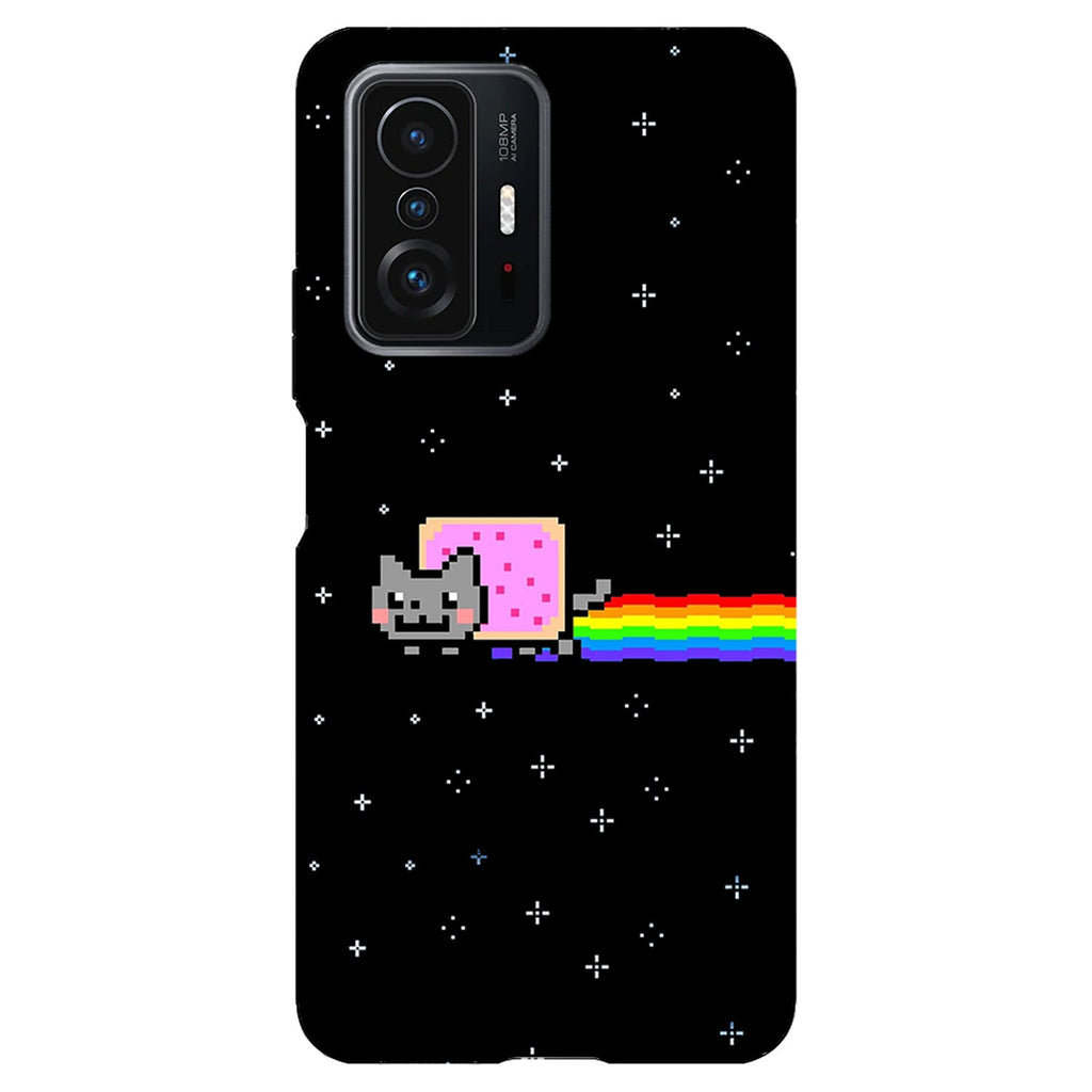 Husa compatibila cu Xiaomi Mi 11 Lite model Nyan Cat, Silicon, TPU, Viceversa