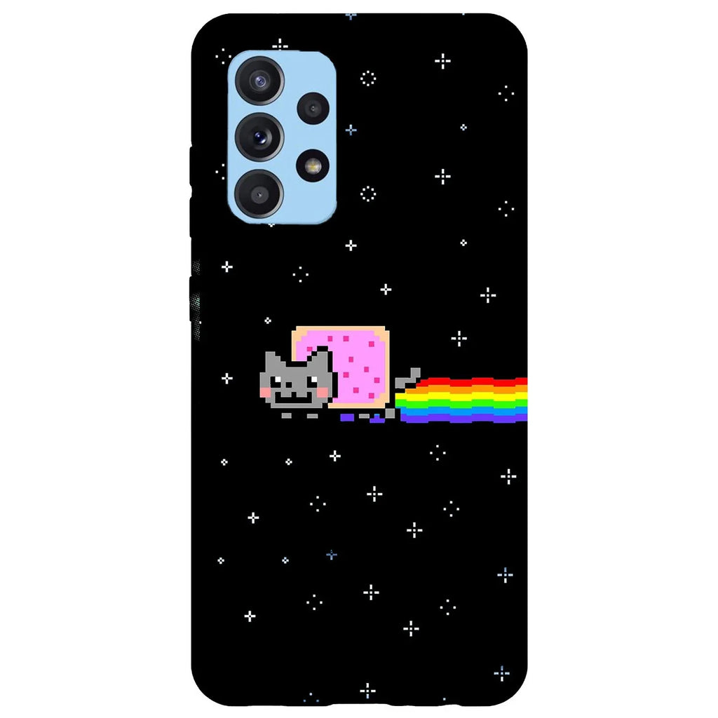 Husa Samsung Galaxy Galaxy A72 5G model Nyan Cat, Silicon, TPU, Viceversa - Viceversa