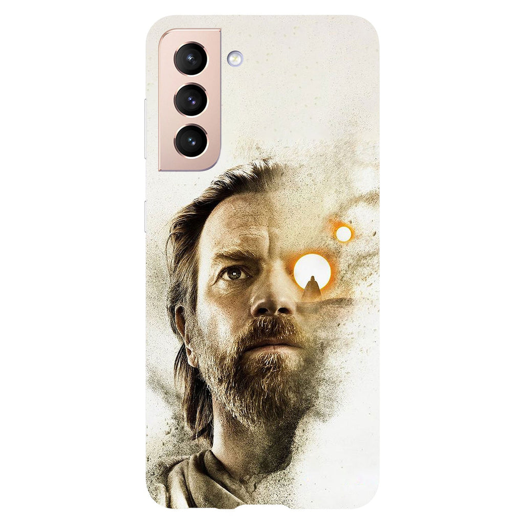 Husa compatibila cu Samsung Galaxy S21 FE model Obi- Wan Kenobi, Silicon, TPU, Viceversa