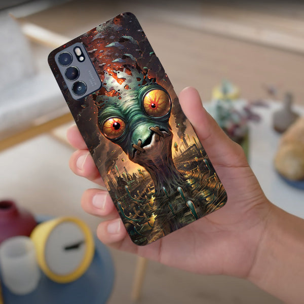 Husa compatibila cu Oppo Reno 5 4G model Oddworld, Silicon, TPU, Viceversa