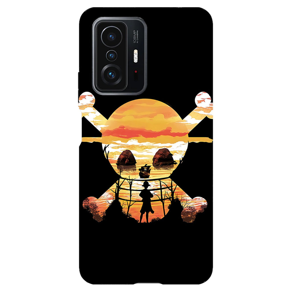 Husa compatibila cu Xiaomi Mi 11 Lite model One Piece Skull, Silicon, TPU, Viceversa