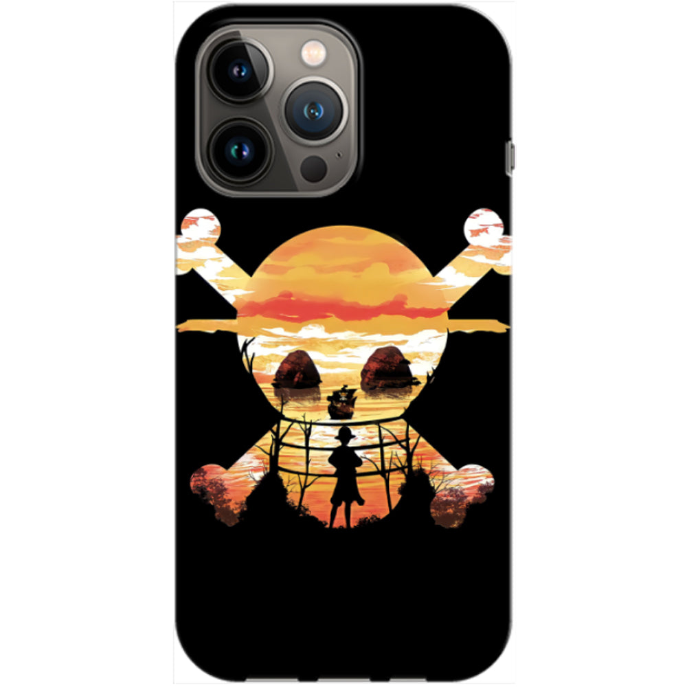Husa Apple iPhone 13 Pro model One Piece Skull, Silicon, TPU, Viceversa