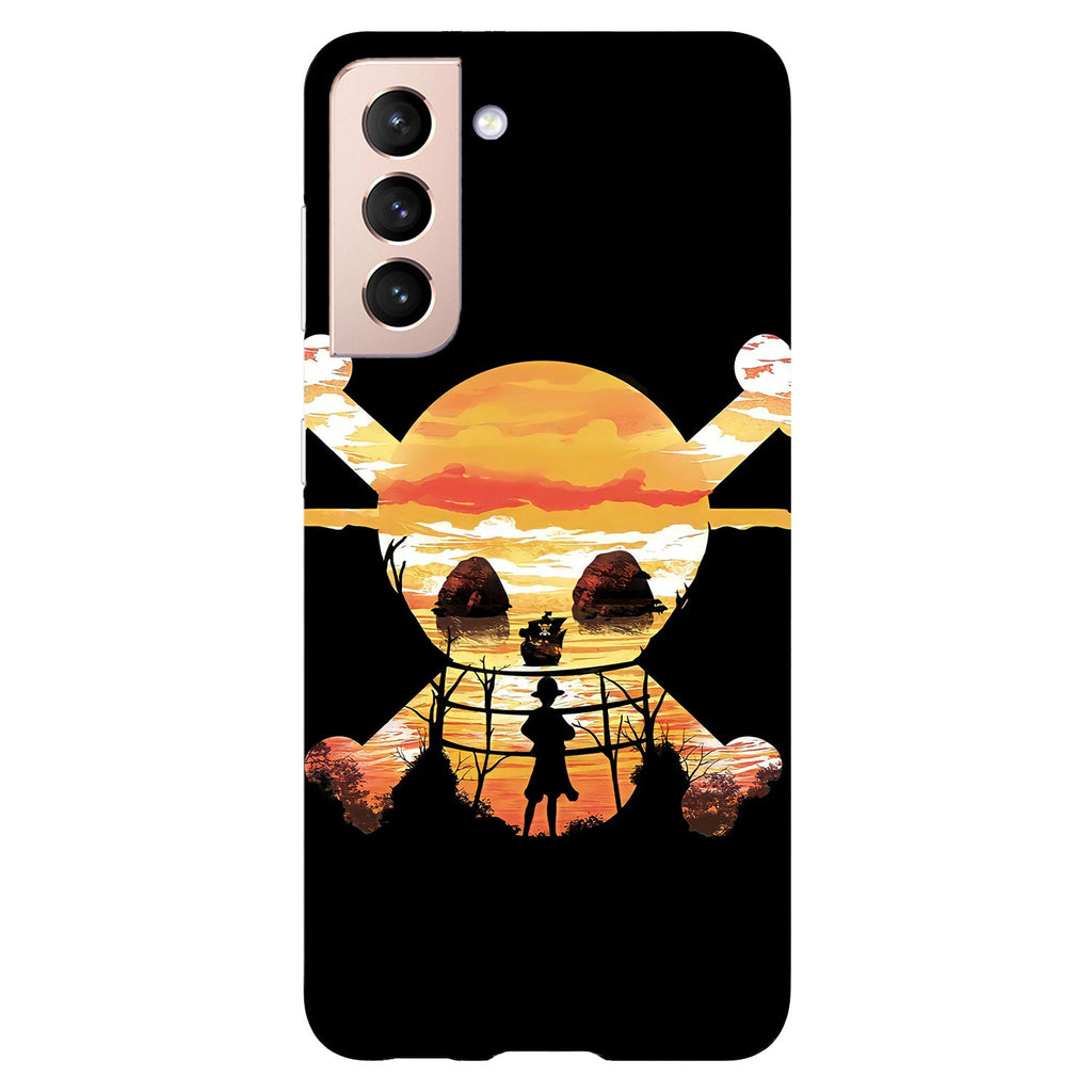 Husa Samsung Galaxy S21 FE model One Piece Skull, Silicon, TPU, Viceversa