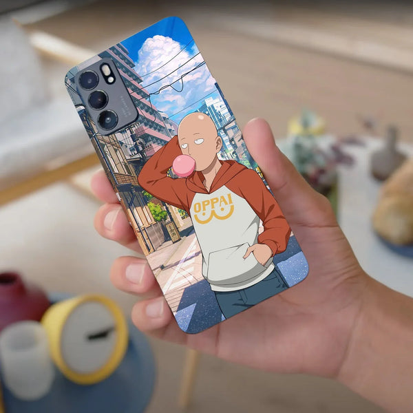 Husa compatibila cu Oppo Find X3 model One Punch Man, Silicon, TPU, Viceversa - Viceversa