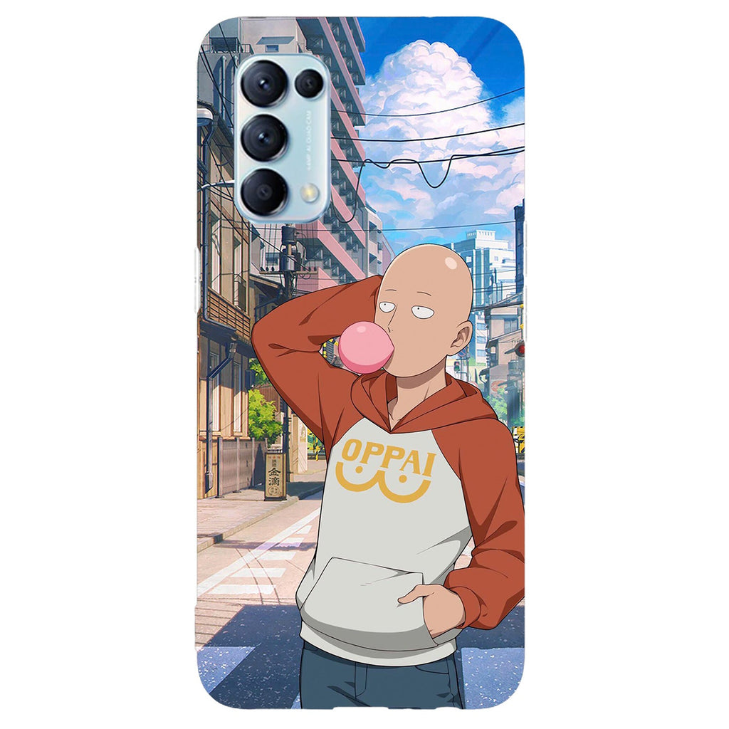 Husa compatibila cu Oppo Reno 5 4G model One Punch Man, Silicon, TPU, Viceversa