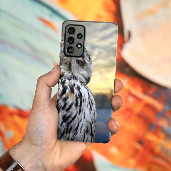 Husa compatibila cu Samsung Galaxy A52 5G model Owl, Silicon, TPU, Viceversa - Viceversa
