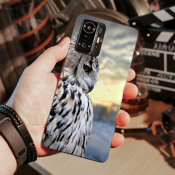 Husa compatibila cu Xiaomi Mi 11 Lite model Owl, Silicon, TPU, Viceversa