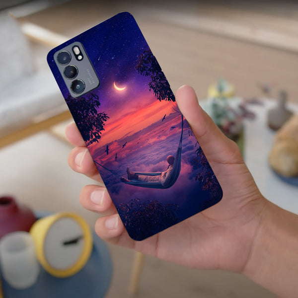Husa compatibila cu Oppo Reno 5 4G model Perfect sleep, Silicon, TPU, Viceversa